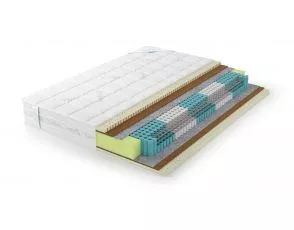 Анатомический матрас 200х195 см Lonax Classic Medium S1000 5 zone